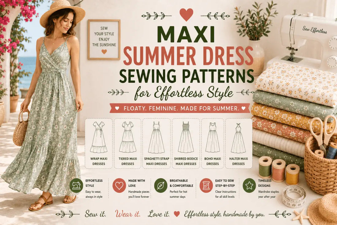 Maxi Summer Dress Sewing Patterns for Effortless Style