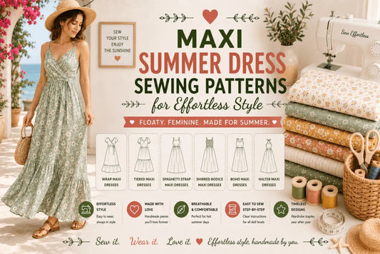 Maxi Summer Dress Sewing Patterns for Effortless Style