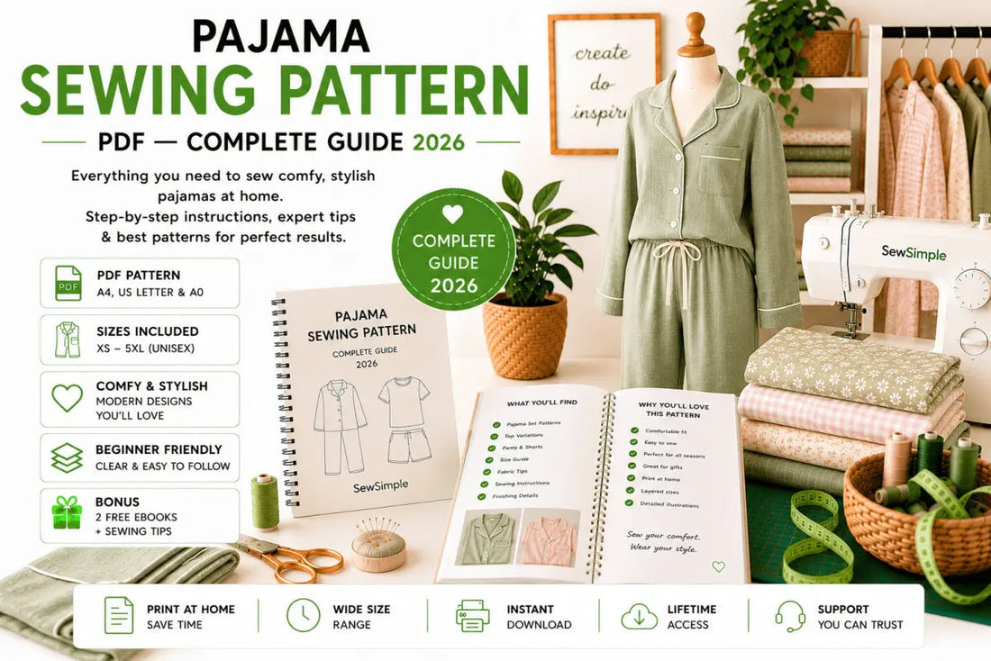 Pajama Sewing Pattern PDF — Complete Guide 2026