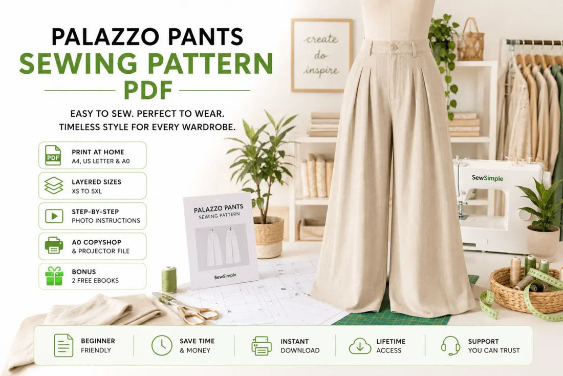 Palazzo Pants Sewing Pattern PDF — Complete Guide 2026
