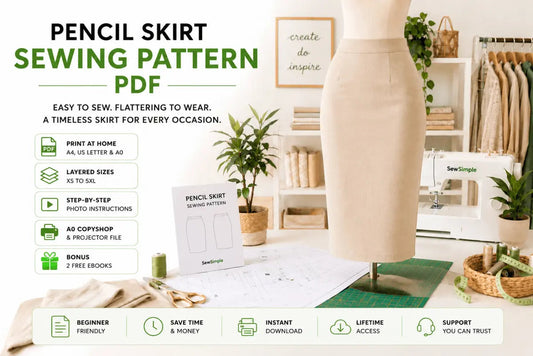 Pencil Skirt Sewing Pattern PDF Complete Guide 2026