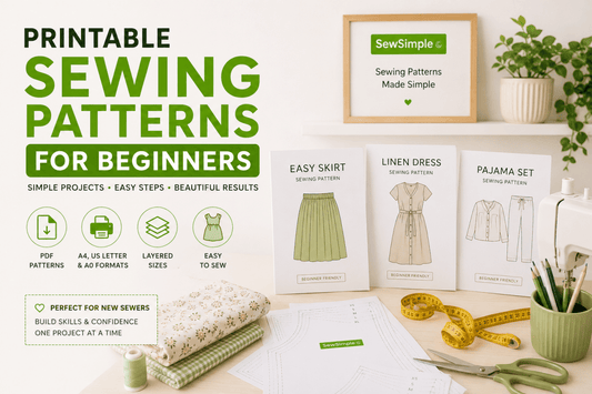 printable sewing patterns for beginners PDF download