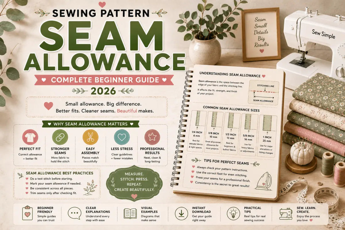 Sewing Pattern Seam Allowance — Complete Beginner Guide 2026