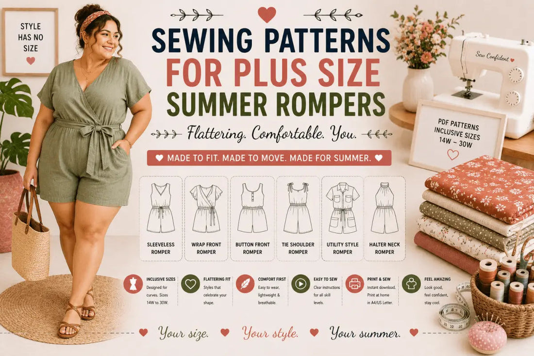 Sewing Patterns for Plus Size Summer Rompers