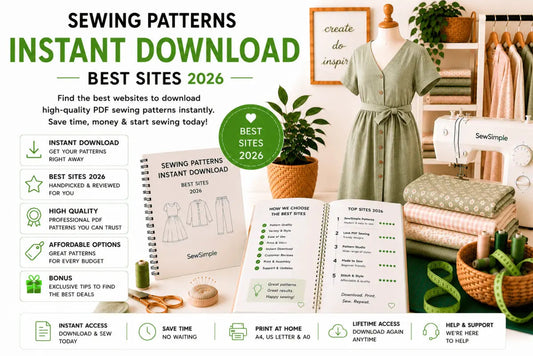 Sewing Patterns Instant Download — Best Sites 2026