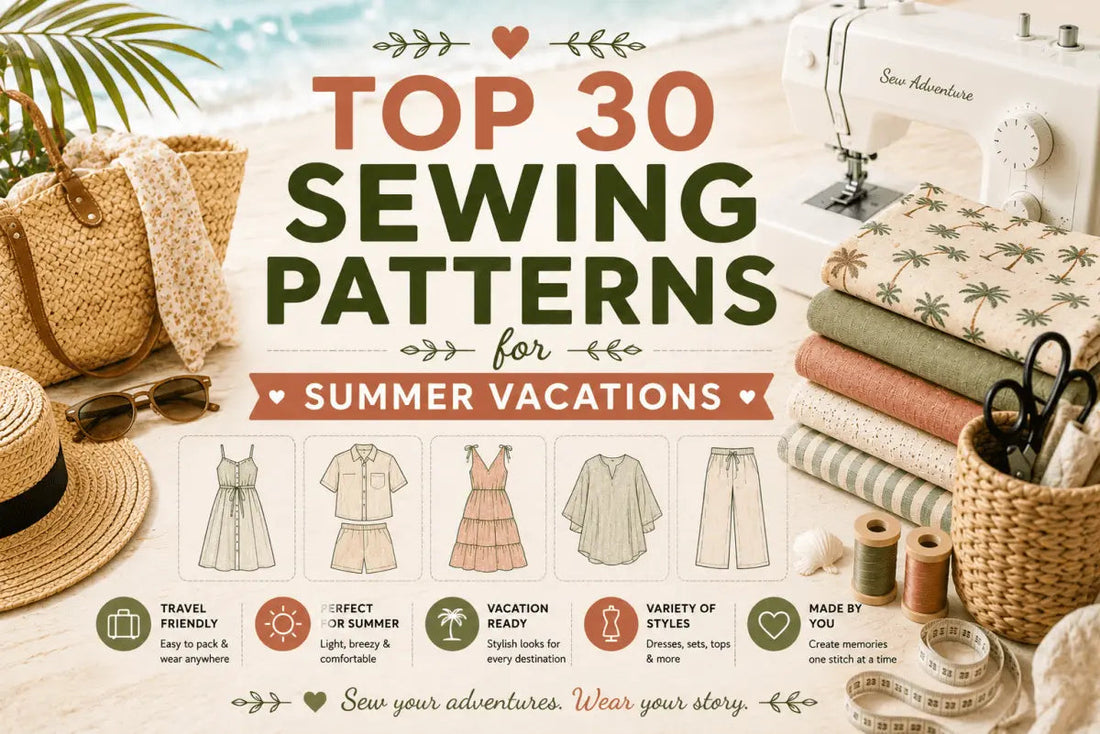 Top 30 Sewing Patterns for Summer Vacations - SewSimple