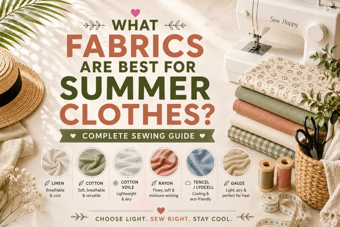 What Fabrics Are Best for Summer Clothes? Complete Sewing Guide