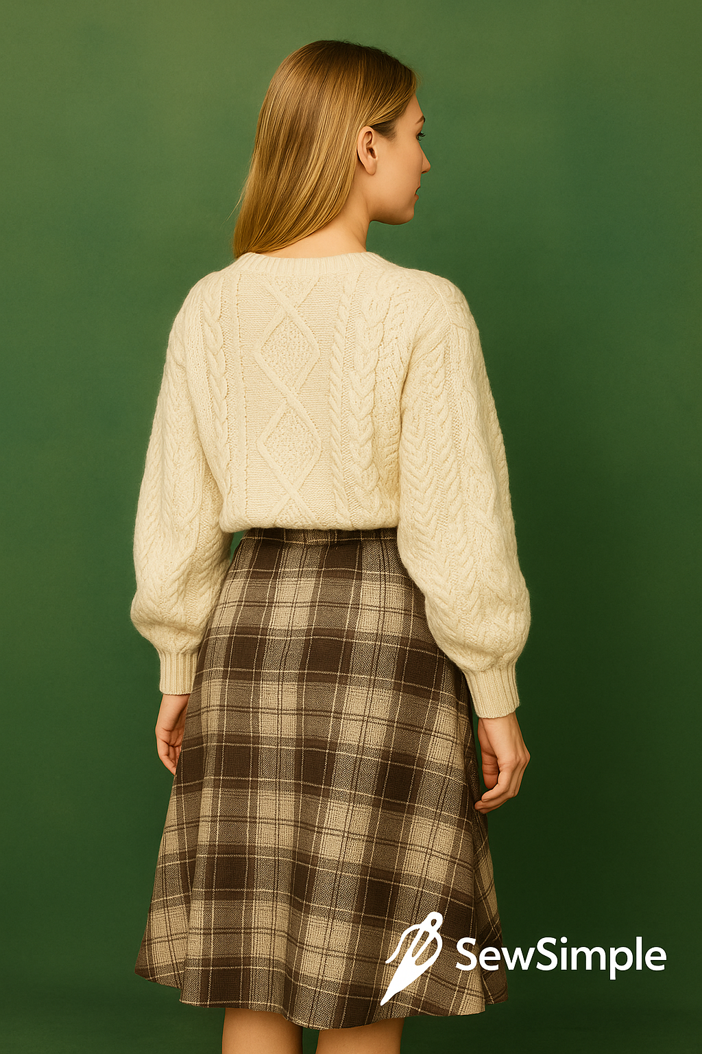 A-line skirt pattern, plaid skirt sewing pattern, high-waisted skirt, winter wool skirt pattern, flared skirt pattern, digital sewing tutorial, sewing pattern PDF, sewing pattern for women, XS to 5XL skirt pattern, US 2-30 skirt pattern, winter skirt pattern, DIY skirt pattern, flared hem skirt, A-line skirt tutorial, plaid skirt DIY, sewing for beginners, women's skirt pattern, sewing patterns for women, plaid fabric sewing, flared skirt tutorial, high-waisted skirt sewing, sewing for beginners pattern, di