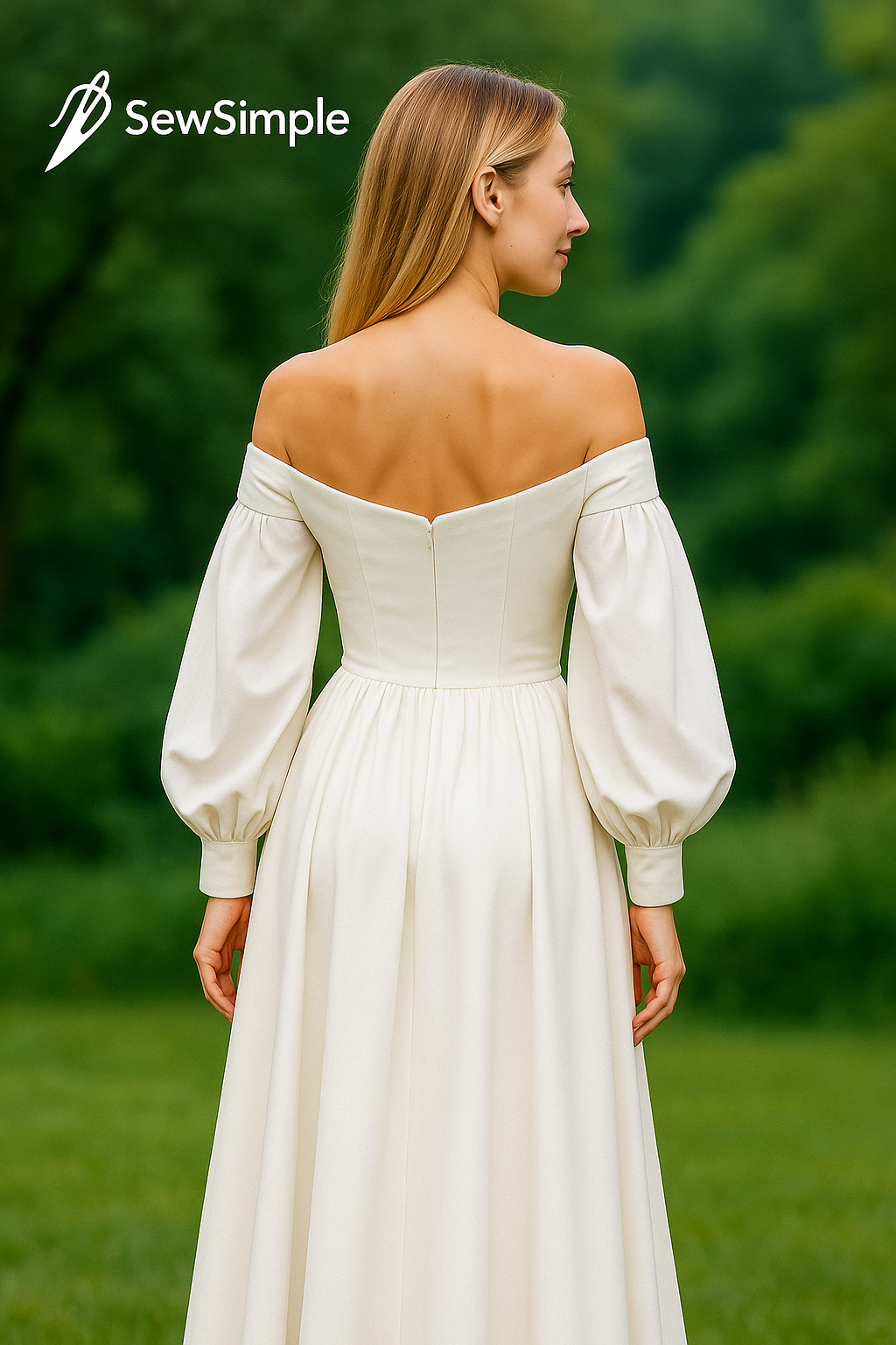 bishop sleeve dress pattern, off-shoulder dress pattern, sweetheart neckline dress pattern, V-neck dress pattern, wedding dress sewing pattern, PDF dress pattern, sewing pattern with bishop sleeves, sweetheart neck dress, formal dress pattern, elegant dress pattern, off-shoulder wedding dress, plus size wedding dress pattern, sewing tutorial for dresses, DIY wedding dress, bridal dress pattern, evening dress pattern, sewing pattern for formal dress, romantic dress pattern, PDF pattern for wedding dress, DIY