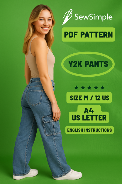 decorative zipper trousers pattern, cargo pants women sewing pattern, Y2K jeans pattern, sewing pattern cargo pants, pants with zippers sewing pattern, digital sewing pattern pants, cargo pants pattern PDF, sewing pattern with zippers, Y2K fashion sewing pattern, pants pattern for women, sewing pants with zippers, DIY fashion sewing patterns, sewing pattern XS-5XL, cargo pants PDF, pants sewing tutorial, easy sewing pattern for cargo pants, trendy pants sewing pattern, zipper detail pants pattern, sewing pa