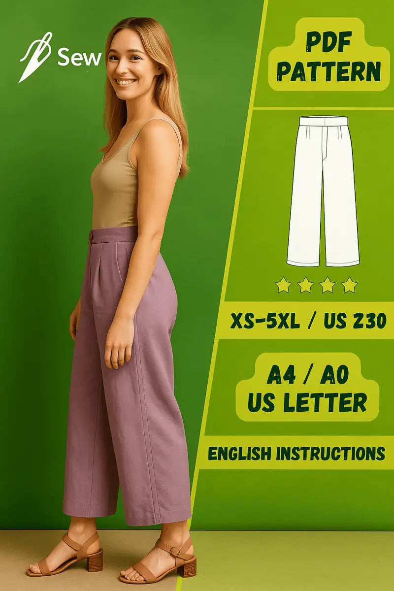 high-waisted wide-leg pants pattern, sewing pattern for wide-leg pants, women’s high-waisted pants pattern, DIY wide-leg trousers, sewing pattern XS-5XL, wide-leg pants sewing tutorial, beginner pants pattern, digital pants pattern, wide-leg trousers sewing pattern, sewing pattern for casual pants, linen wide-leg pants, high-waisted trousers pattern, sewing pattern for fashion DIY, beginner sewing patterns, wide-leg pants PDF, high-waisted pants sewing tutorial, A4 US Letter pants pattern, wide-leg trousers