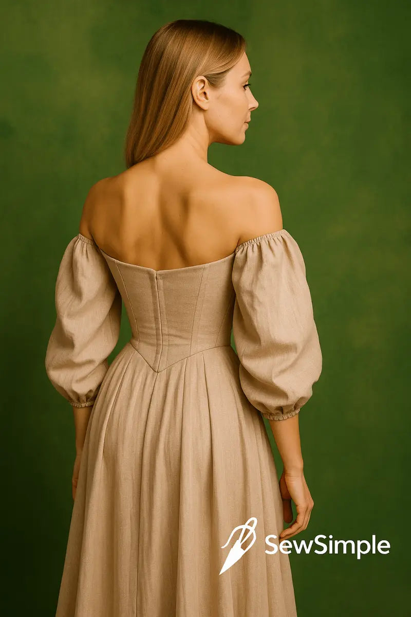 lantern sleeve corset pattern, off-shoulder bustier pattern, Renaissance corset pattern, medieval corset sewing, historical corset sewing, Victorian corset pattern, corset with lantern sleeves, bustier top pattern, Renaissance faire corset, PDF sewing pattern, corset sewing pattern, corset pattern for women, off-shoulder corset, historical fashion pattern, Renaissance faire outfit, custom corset pattern, sewing pattern for corset, Victorian costume pattern, corset pattern for US sizes, PDF corset sewing pat