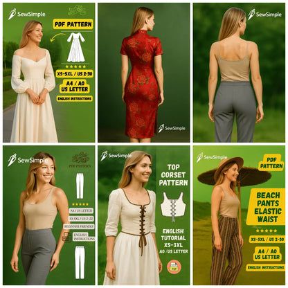 sewing pattern bundle, all in one sewing patterns, ultimate sewing pack, sewing patterns collection, pdf sewing patterns, sewing patterns for women, dress sewing patterns, blouse sewing pattern, skirt sewing pattern, pants sewing pattern, sewing pattern set, sewing patterns download, beginner sewing patterns, vintage sewing patterns, modern sewing patterns, cottagecore sewing patterns, minimalist sewing patterns, sewing patterns xs-5xl, inclusive sewing patterns, diy clothing patterns, printable sewing patt
