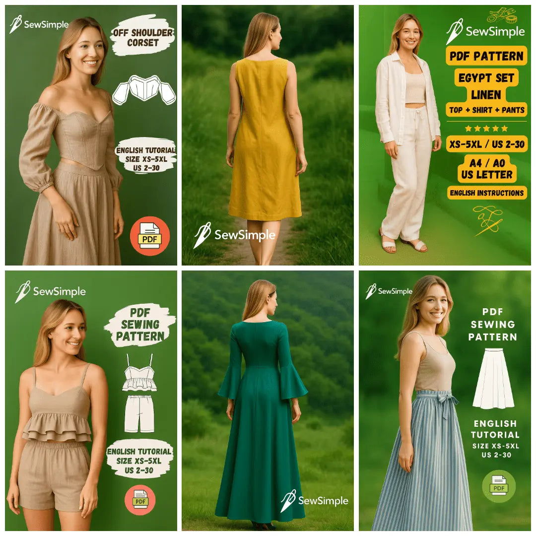 sewing pattern bundle, all in one sewing patterns, ultimate sewing pack, sewing patterns collection, pdf sewing patterns, sewing patterns for women, dress sewing patterns, blouse sewing pattern, skirt sewing pattern, pants sewing pattern, sewing pattern set, sewing patterns download, beginner sewing patterns, vintage sewing patterns, modern sewing patterns, cottagecore sewing patterns, minimalist sewing patterns, sewing patterns xs-5xl, inclusive sewing patterns, diy clothing patterns, printable sewing patt