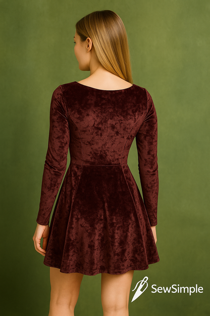 sweetheart neckline dress pattern, long sleeve dress pattern, mini skirt dress pattern, circle dress PDF, mini skirt sewing pattern, XS-5XL dress pattern, dress pattern for beginners, sewing pattern with sweetheart neckline, women’s dress sewing pattern, PDF dress pattern, long sleeve mini skirt dress, sweetheart neckline sewing, DIY dress pattern, women’s fashion DIY, circle skirt dress pattern, PDF sewing tutorial, sewing pattern for mini dress, long sleeve dress PDF, plus size dress sewing, casual dress 