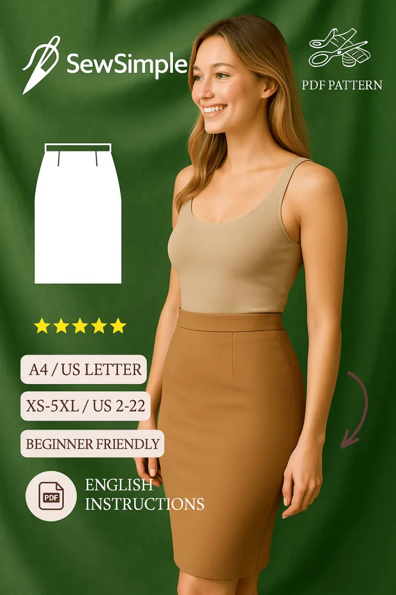 High waist skirt pattern, pencil skirt sewing pattern, office skirt pattern, women's skirt pattern, professional pencil skirt, pencil skirt sewing tutorial, high waist pencil skirt, sewing pencil skirt, sewing skirt pattern, office wear skirt pattern, sewing tutorial for beginners, easy pencil skirt pattern, high waist skirt for women, pencil skirt for work, DIY pencil skirt, pencil skirt pattern for beginners, office pencil skirt pattern, beginner skirt pattern, sewing a pencil skirt, tailored pencil skirt