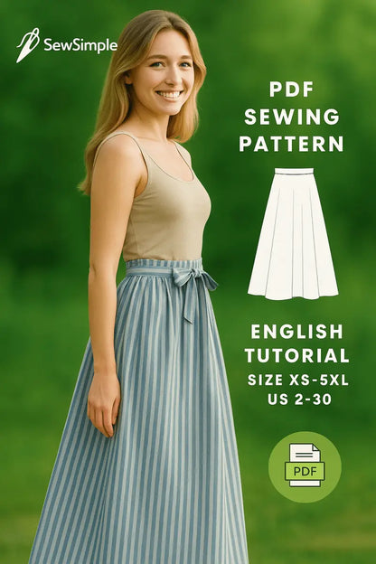 maxi skirt sewing pattern, tiered skirt pattern, maxi skirt pattern PDF, women’s skirt pattern, sewing pattern for women, DIY skirt pattern, sewing pattern XS-5XL, tiered maxi skirt, easy skirt sewing pattern, beginner maxi skirt pattern, maxi skirt with tiered design, summer maxi skirt pattern, sewing tutorial for maxi skirt, maxi skirt with waistband, tiered skirt DIY, skirt pattern with pockets, casual maxi skirt pattern, skirt sewing pattern, flowy maxi skirt pattern, skirt pattern for beginners, easy t
