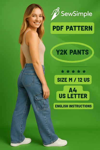 decorative zipper trousers pattern, cargo pants women sewing pattern, Y2K jeans pattern, sewing pattern cargo pants, pants with zippers sewing pattern, digital sewing pattern pants, cargo pants pattern PDF, sewing pattern with zippers, Y2K fashion sewing pattern, pants pattern for women, sewing pants with zippers, DIY fashion sewing patterns, sewing pattern XS-5XL, cargo pants PDF, pants sewing tutorial, easy sewing pattern for cargo pants, trendy pants sewing pattern, zipper detail pants pattern, sewing pa