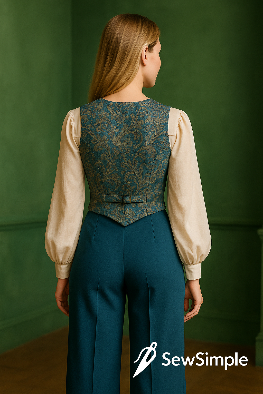 vintage-inspired vest pattern, cottagecore clothing pattern, lantern sleeve sewing pattern, palazzo pants pattern, wide-leg pants sewing pattern, vintage top pattern, cottagecore sewing pattern, PDF sewing pattern, sewing pattern XS-5XL, women’s vest sewing pattern, top and pants pattern, vintage style sewing pattern, boho vest pattern, wide-leg pant pattern, cottagecore sewing clothes, DIY cottagecore outfit, vintage fashion DIY, sewing pattern for beginners, easy-to-sew vest pattern, comfy wide-leg pants 