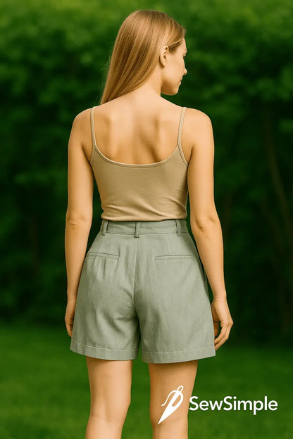 pleated shorts pattern, wide leg shorts pattern, pocket shorts pattern, sewing pattern XS-5XL, women’s shorts pattern, pleated shorts sewing pattern, casual shorts pattern, sewing pattern for wide leg pants, summer shorts sewing pattern, pleated shorts for women, easy sewing pattern for beginners, sewing pattern with pockets, summer pleated shorts, natural waist shorts, DIY shorts pattern, women’s pleated shorts pattern, wide leg pleated shorts, summer sewing project, pleated shorts PDF pattern, custom fit 